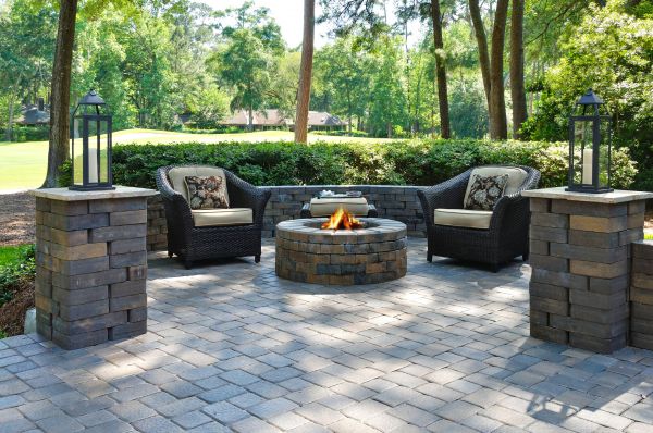 Fire Pit Installation in Ponte Vedra Beach