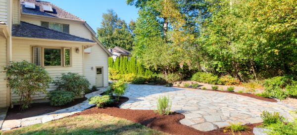Flagstone Patio Installation