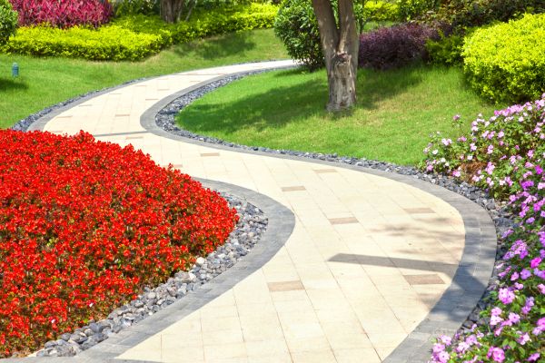 Garden Walkway Installation in Ponte Vedra Beach