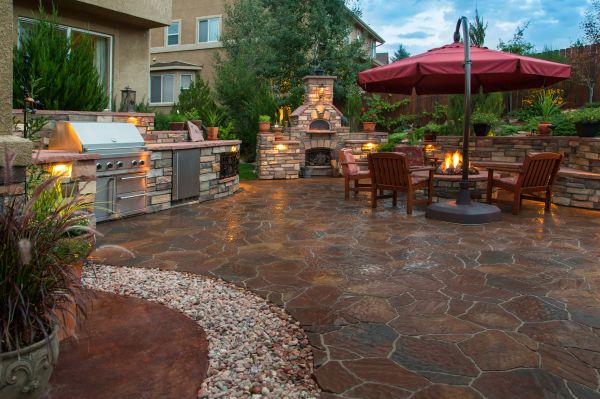 Stone Patio Construction