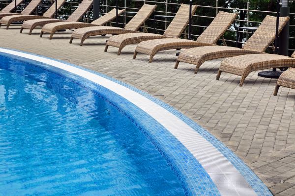 Poolside Hardscaping in Ponte Vedra Beach
